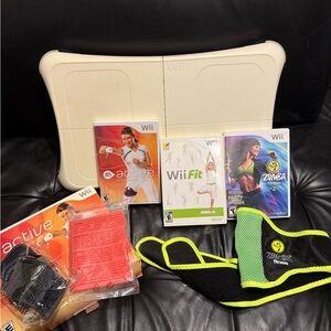 Wii Fit Balance Board with Games and Accessories